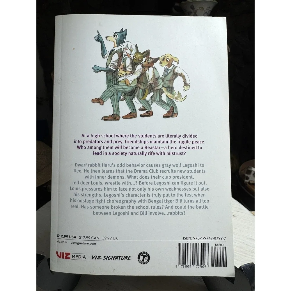VIZ Beastars Manga Vol. 1 & 2 Lot‎ English TPB by Paru Itagaki